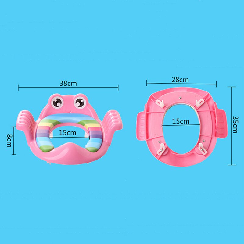 Kinderen Zachte Toiletzitting Baby Zindelijkheidstraining Seat Cartoon Dieren Baby Draagbare Pot Stoel Pad Kids Potje Zachte Kussen Jongen meisjes