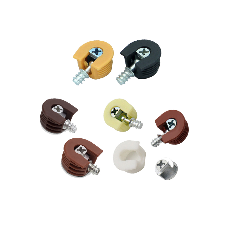 10 set möbelskåpskoppling rafix 3 in 1 konsol stiftpinnar plast zinklegering skarv hyllstöd beslag