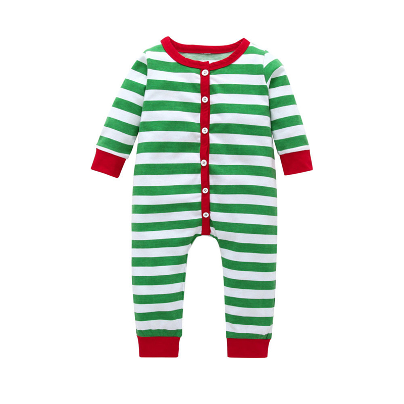 Newborn Baby Kids Boys Girls Xmas Pajamas Cotton Romper One Piece Sleepwear Set: B / 3 Years