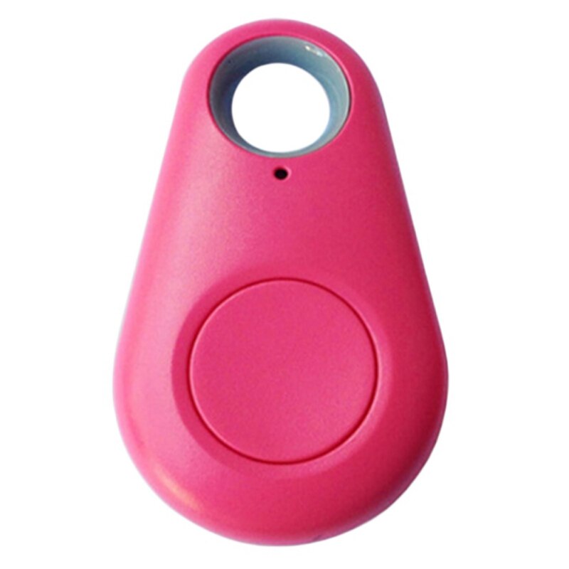 Anti verloren alarm Smart Tag Bluetooth Tracker Kind Tas Portemonnee Key Finder GPS Locator Alarm Hond Tracker: Roze