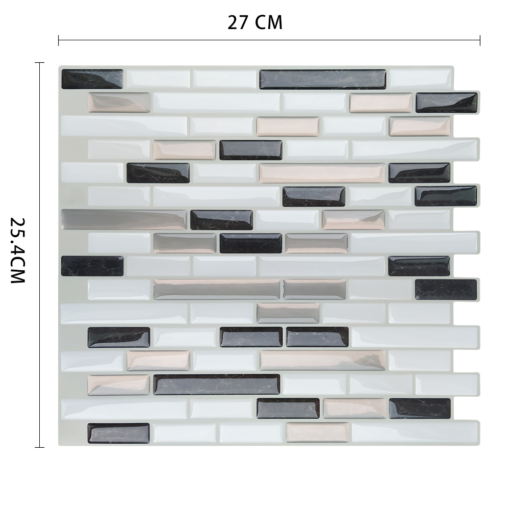 Autocollants en mosaïque vinyle | Écorce et bâton, Backsplash adhésif, bricolage, cuisine, salle de bains, maison murale, carrelage mosaïque: MSOB-702