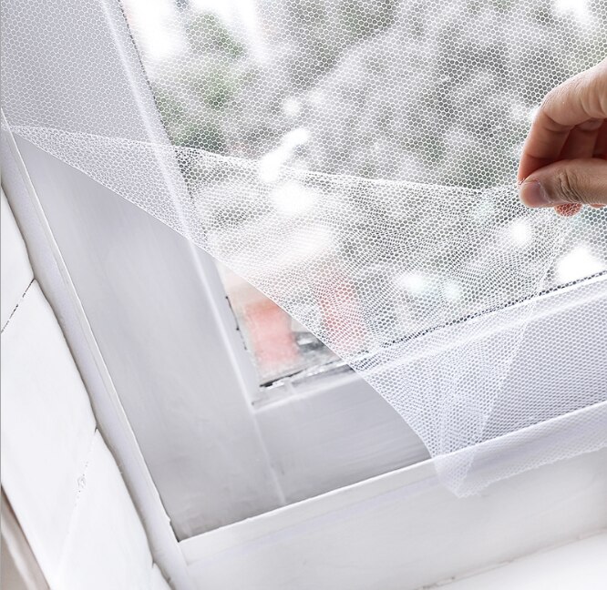 1 stk anti myg vinduesskærme hvide net gardiner net gardin beskytter flue insekt net insekt sommer anti-myg zxh