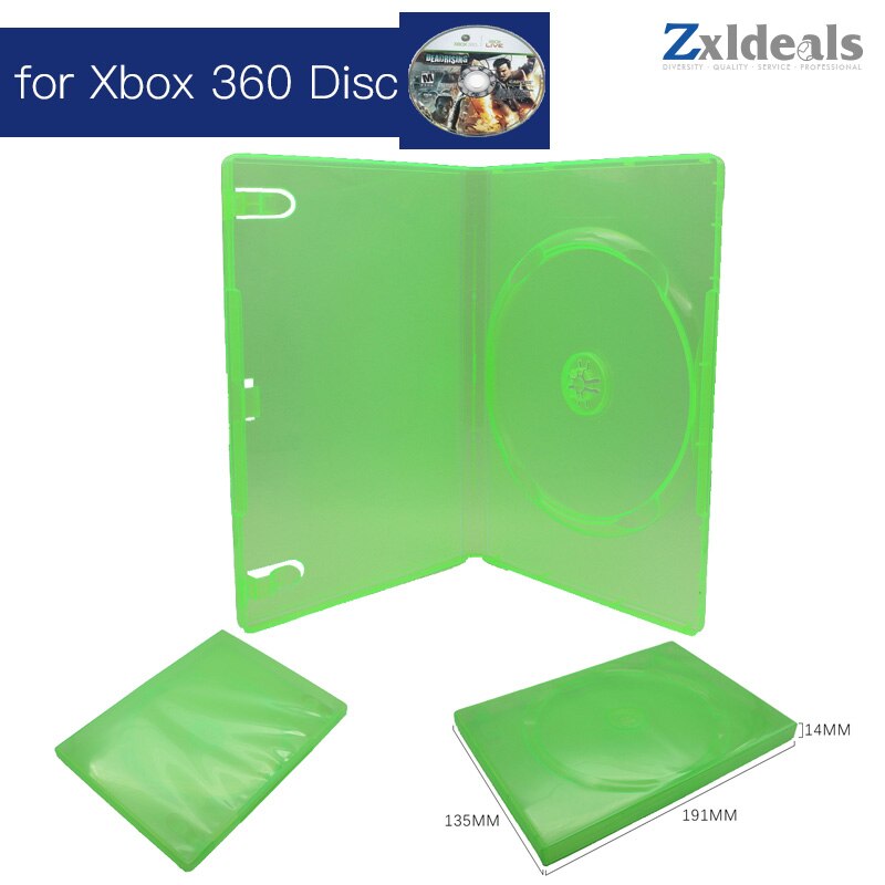 Lecteur de disque de rechange pour XBOX 360, boîte verte, un seul CD