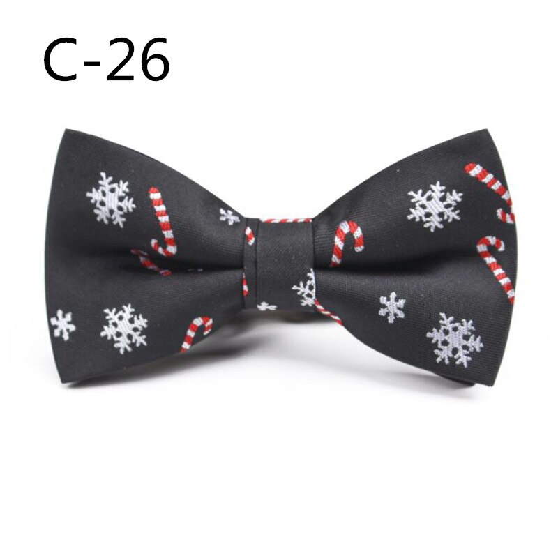 Rbocott julesløyfe barn nyhet sløyfe for gutter snøfnuggtre sløyfe for barn sløyfe størrelse 10cm*5cm: 26