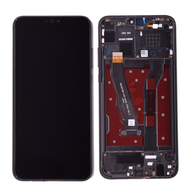 Originele Voor Huawei Honor 8X Lcd-scherm 6.5 Inch JSN-AL00 -L22 Touch Screen 10 Digitizer Vergadering Touch Frame: Black with frame