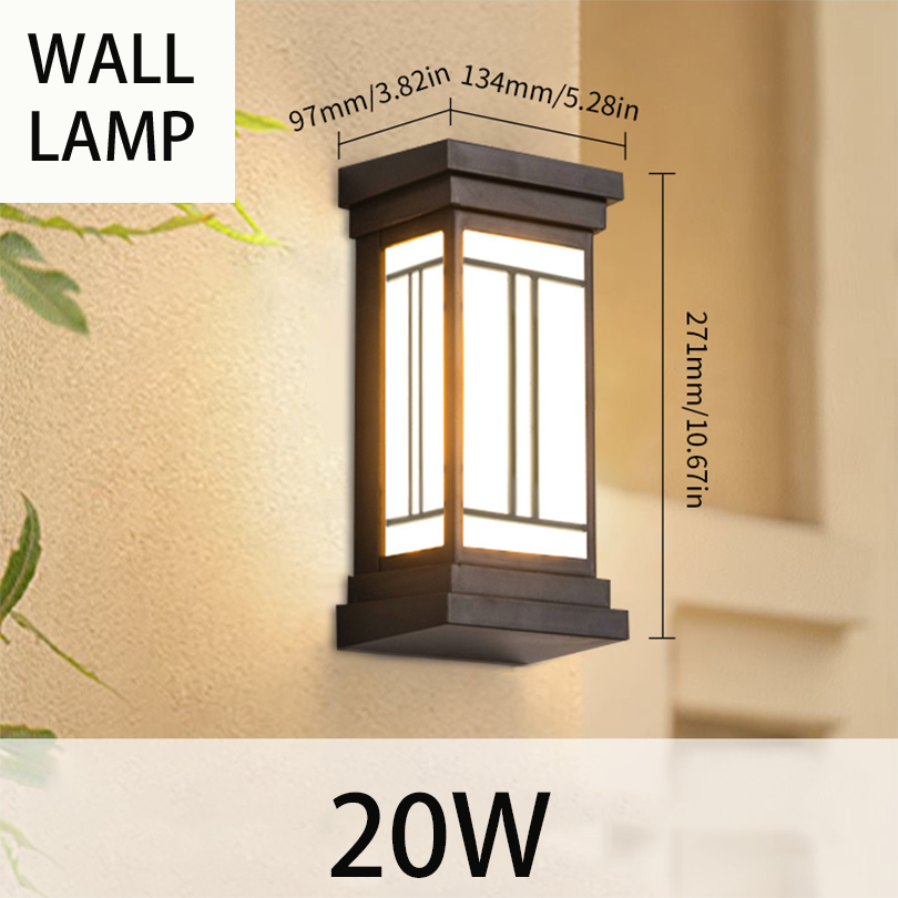 Led udendørs væglampe vandtæt  ip66 bevægelsessensorer led udendørs belysning veranda lys balkon havelys udendørs væglampe: Lysegrå / Grøn / 4w