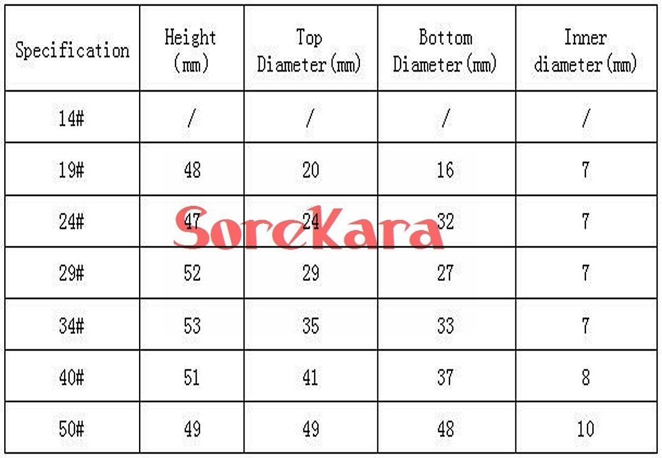 Koko 14 19 24 29 34 40 50 ptfe standardi pysäytin sekoitin laakeri sovitin tulppa sekoitustulppa