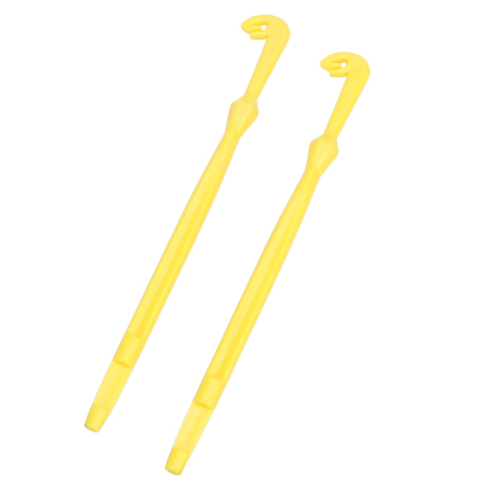 2pcs in Packed Easy Hook Loop Tyer & Disgorger Tool Tie Fast Knot Tying Tool for Fly Fishing Line Tier Kit Yellow Small tools