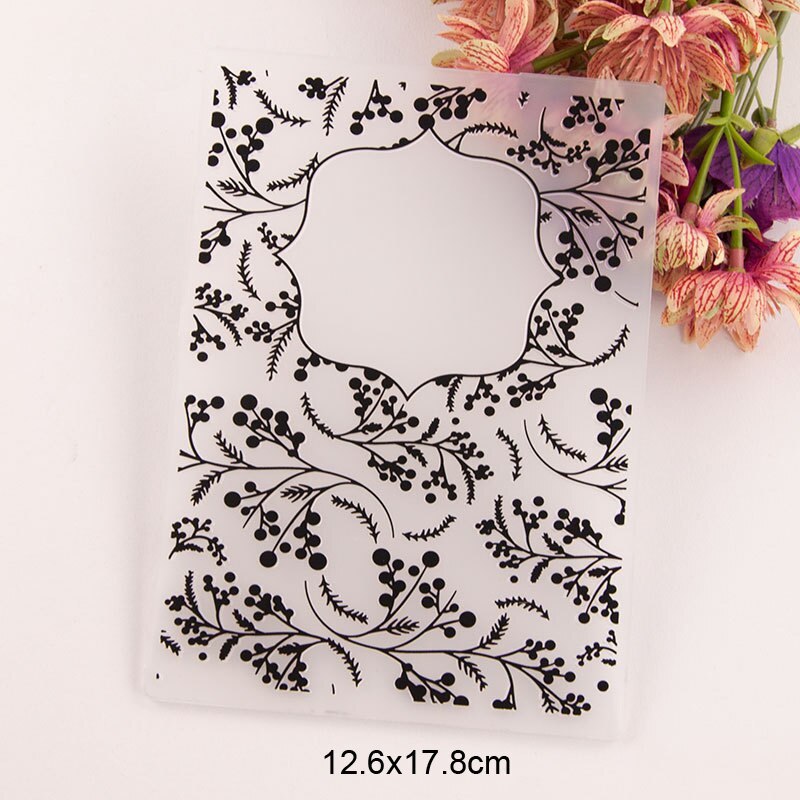 Carpeta con relieve de hojas y cuentas de perlas, suministros para fabricación de tarjetas, álbum, papel de boda, manualidades, decoración