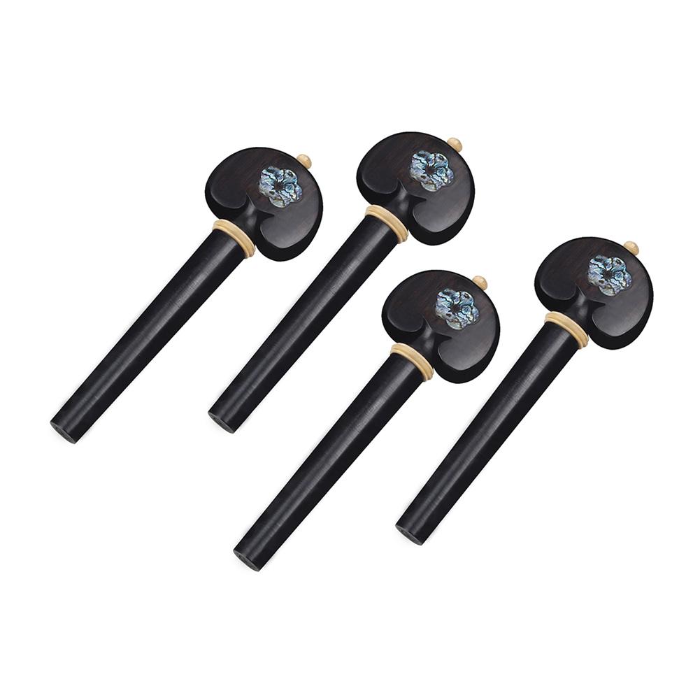 Chevilles de violoncelle sculptées à la main, en ébène naturel CL-80, haut de gamme, accessoires, Instruments de musique à cordes