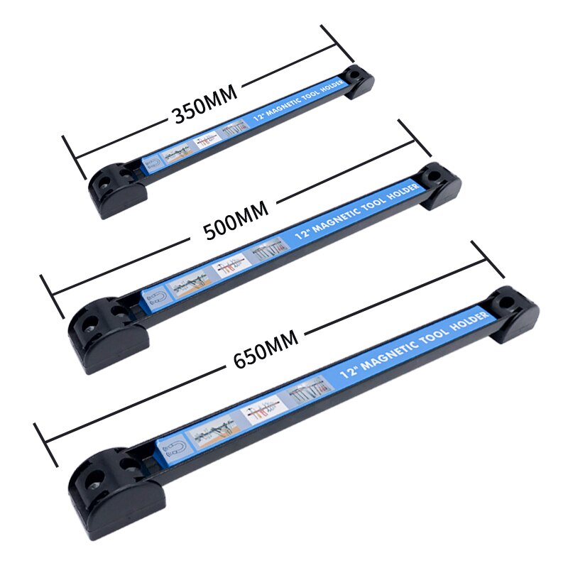 8" 12" 18" Magnetic Tool Holder Bar Organizer Storage Rack Knife Wrench Pliers LS'D Knife Holder Space Saving