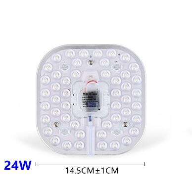 12W 18W 24W 36W LED Ring PANEL Circle Light 2835SMD AC220V 230V 240V LED square Ceiling board the circular lamp board: Square 24W 220V / Cold White