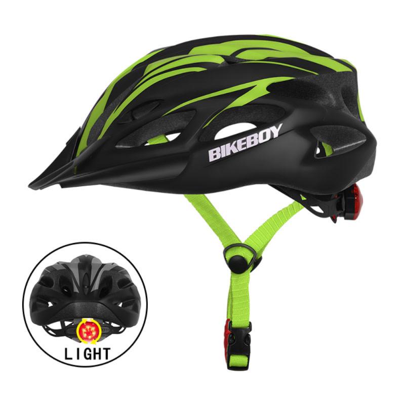 Ultralight Fietshelm Led Licht Fietshelm Met Licht Lamp Mtb Road Fietsen Integraal Gevormde Helm Apparatuur: 01