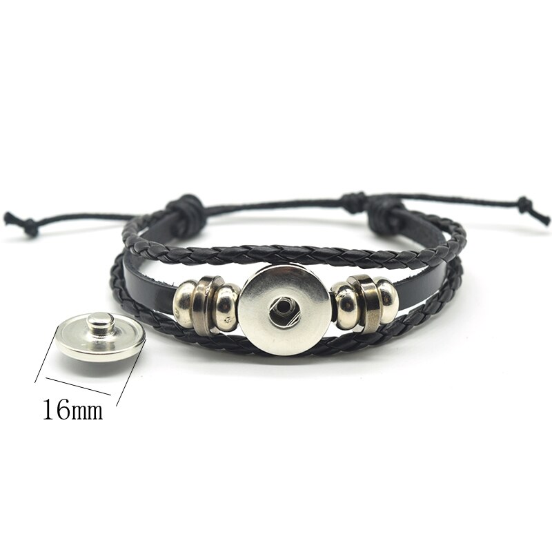 Bracelet à Air pour hommes et femmes, Punk Wrap, corde noire, en cuir, bijoux Steampunk