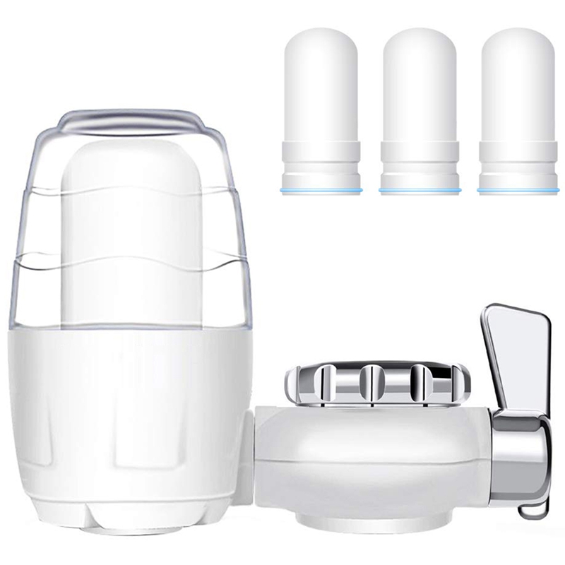 Kraan Water Filter, Water Filter Systeem Met Actieve Kool, Adsorberen Schadelijke Zware Metalen En Sedimenten, past Meest Standaard Fauce