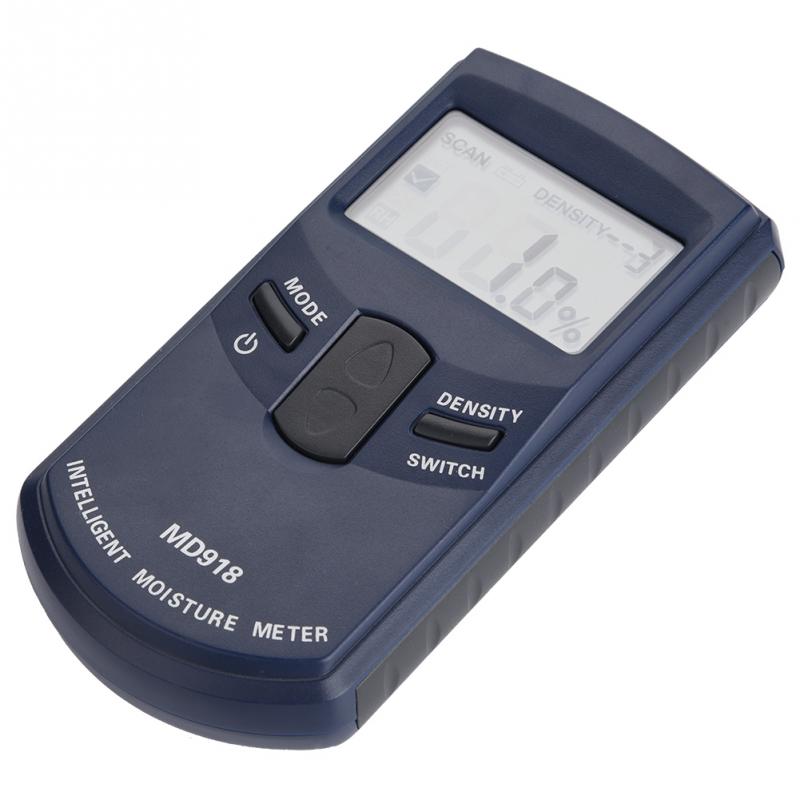 Détecteur numérique d&#39;humidité MD918 LCD inductif, humidimètre pour bois, 4% ~ 80% RH