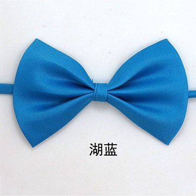 16 cores pet laço para cães e gatos ajustável gravata do cão laço colar filhote de cachorro grooming acessórios para festa de casamento do animal de estimação: Azul