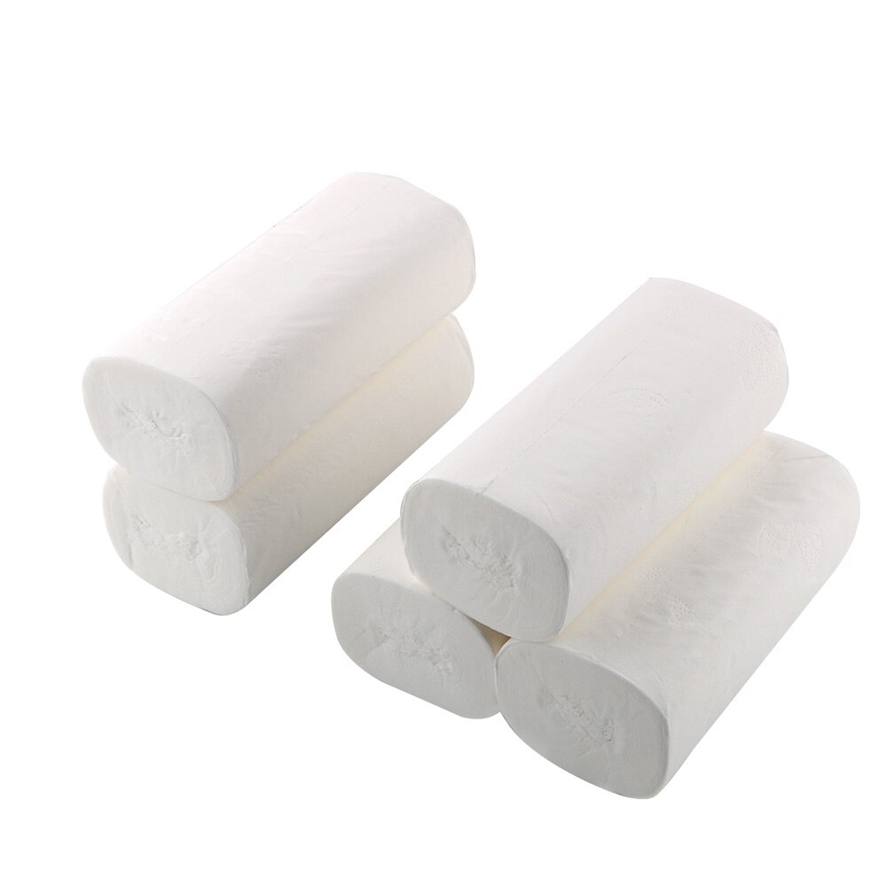 12 Rolls/Lot Toilet Paper Toilet Roll Paper Coreless Toilet Paper Napkin Home Bath Kitchen Tissue Roll 4 Layers