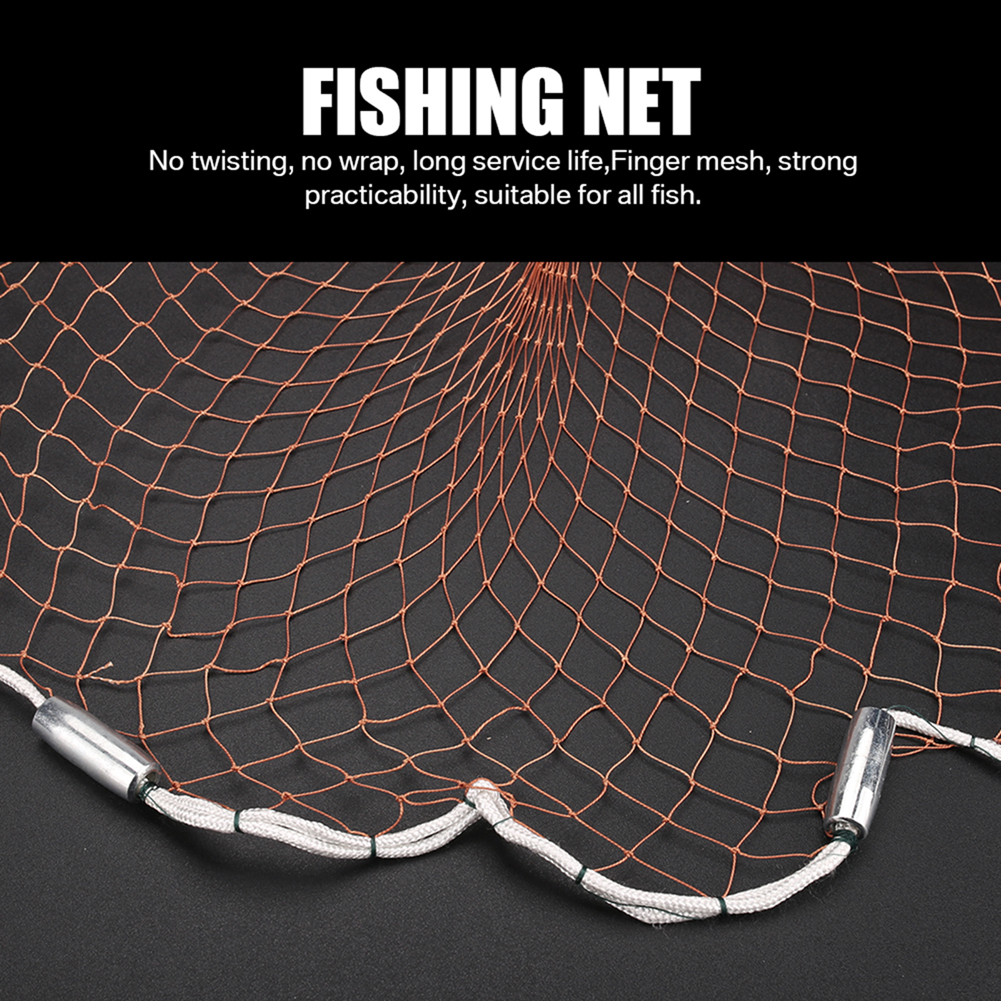 Multifilament Linie mit platinen Gießen Netz Fangen Fisch Netzwerk draussen Hand Werfen Angeln Netz Kleine Gittergewebe Reifen Linie Kieme Netz