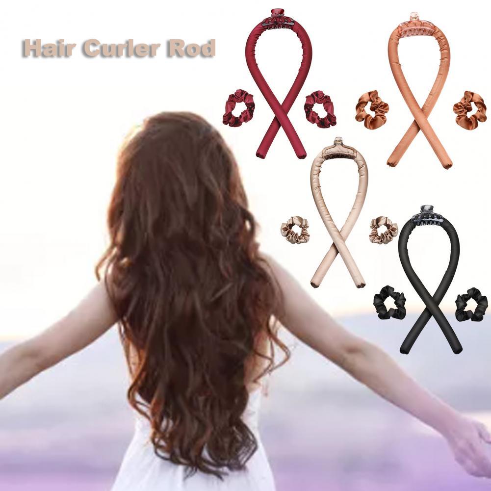 Practical Hair Curling Ribbon Adjustable Heatless Lightweight Heatless Curling Headband Sleep Formers