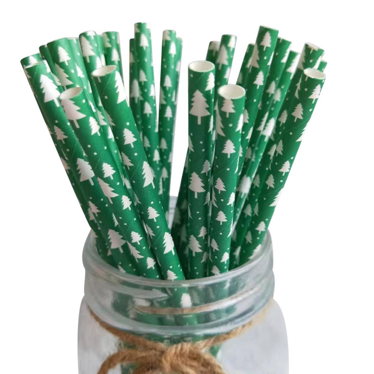 25 Stuks Kerst Papier Rietjes Sneeuwvlok Rietje Vrolijk Kerstfeest Decoraties Voor Bar Thuis Xmas Nieuwjaar Feestartikelen: F