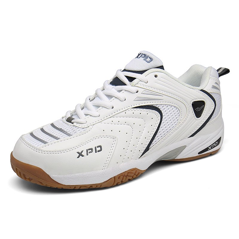 Unisex Sneakers Mannen Badminton Schoenen Anti-Gladde Training Sneakers Lace-Up Lichtgewicht Sport Schoenen Paar Atletiek Schoeisel: white / 40