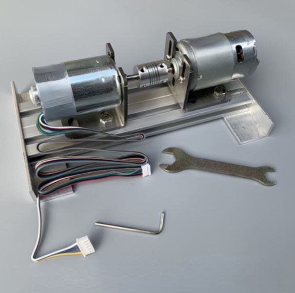Moteur sans balais à aimant permanent 220V, ensemble générateur, double palier, rotor intérieur silencieux, moteur haute tension 775: Generator set 1