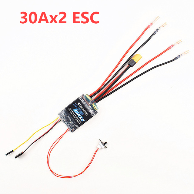 5A/5A PRO/10A/20A/30A/40A/50A/60Ax2 Dual Way Bidirectionele Geborsteld ESC Controle Voor Rc Model Boot/tank 180 tot 795 Geborstelde Motor: Paars