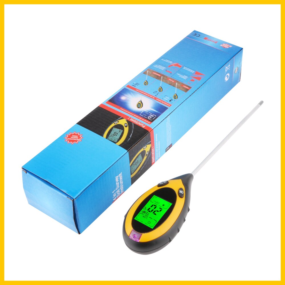 RZ Soil Moisture meter Garden Gardening Farming Acidity Moisture PH Measurement Tool Sunlight Hydroponics Analyzer Detector RZ89: RZ89