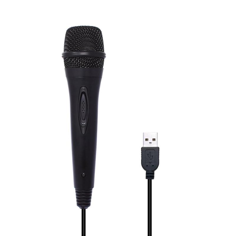 micrófono con cable USB 3m/9.8ft Gamepads utiliza micrófono de Karaoke de alto rendimiento para Nintendo Switch PS4 Wii U XBOX360 PC