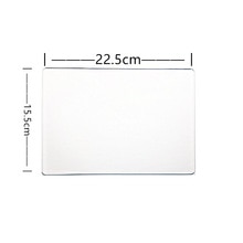 15.5cm*22.5*3mm genomskinliga plasttallrikar för gör-det-själv scrapbooking/tydliga stämplar/embossing folderalbum dekorativa kort