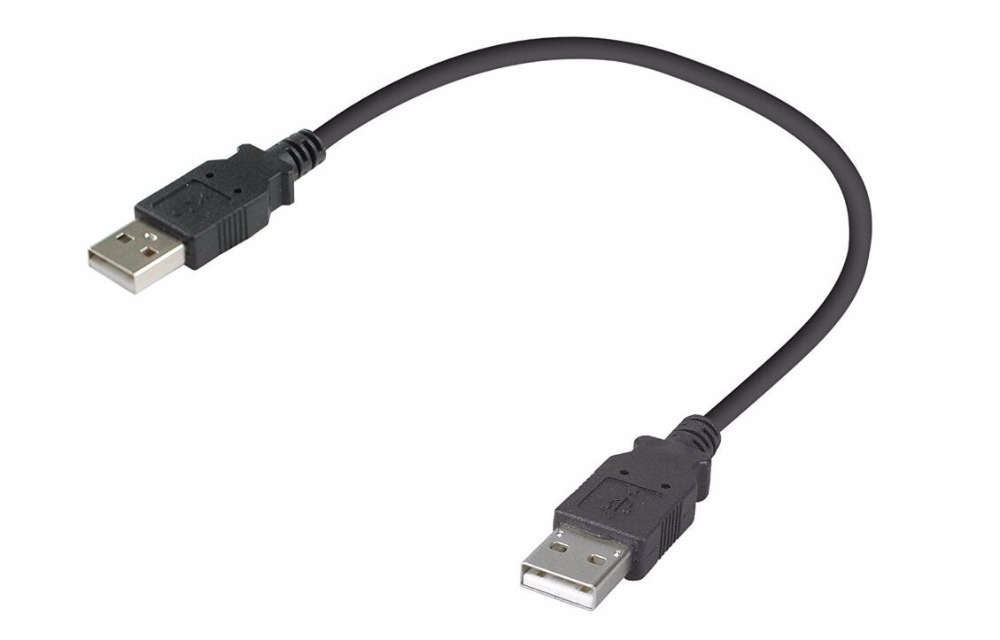 USB A Male Naar EEN Mannelijke, 1-Voeten Usb 2.0 Shortys, Zwart