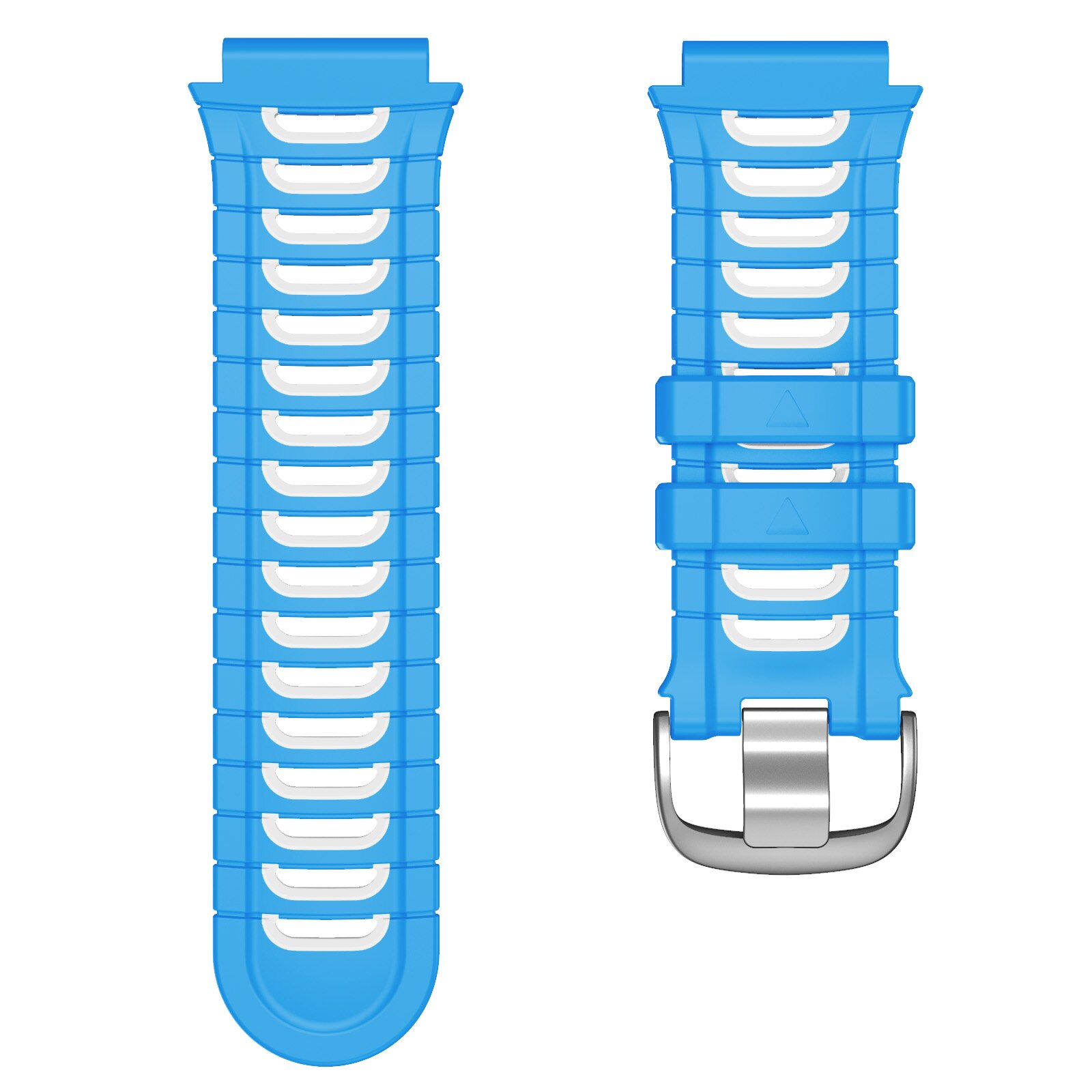 ANBEST banda de reloj de silicona para Garmin Forerunner 920XT de reemplazo de pulsera para reloj deportivo: Blue White