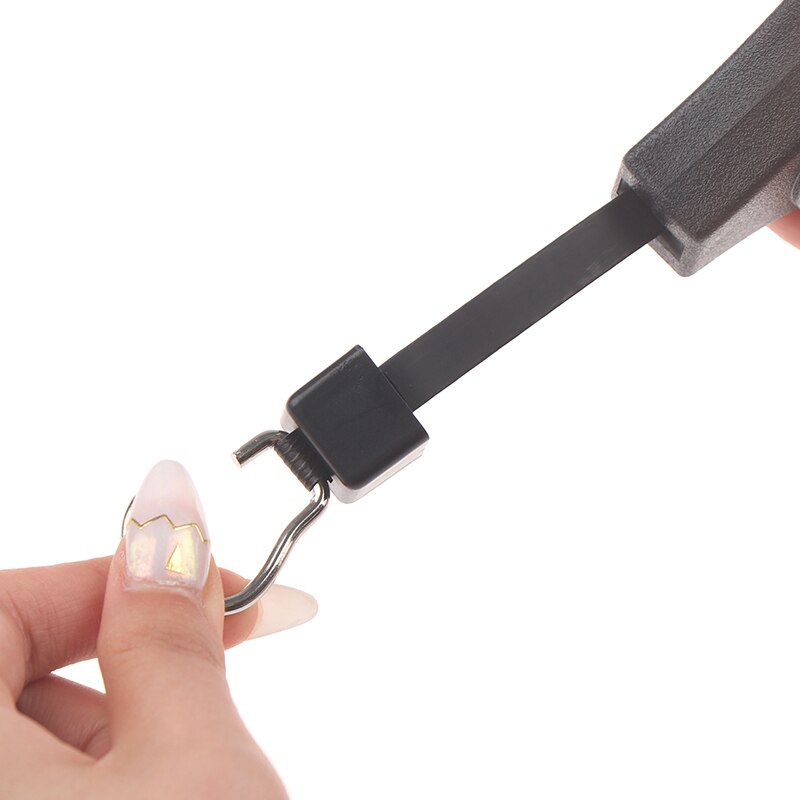 Zwarte intrekbare tuinkatrolmand, ophanghaak, plantenbakhaak, plantenbakhouder van kunststof, bloempot voor huishoudelijk gebruik