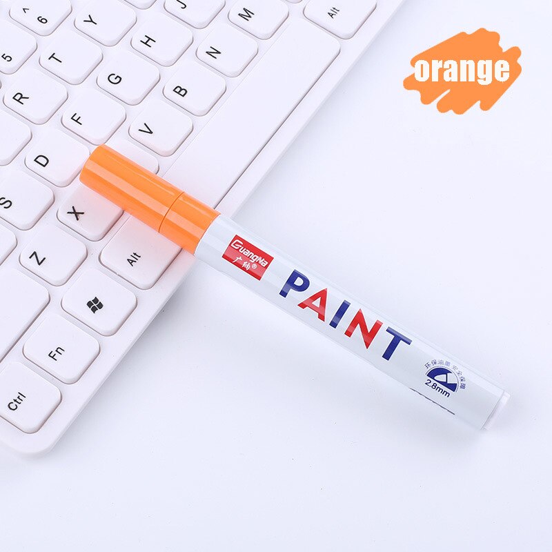 fliesen Marker reparatur Zauberstab Kuli weiß zement Marker geruchlos ungiftig geeignet autolack Marker stifte für fliesen fußboden fliesen: Orange