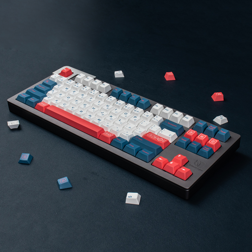 PBT Keycap 144 Keys Cherry Profile Dye-Sub GMK Clone Bento Japanese For Mechanical Keyboard 104 87 61 Melody 96 KBD75 ID80