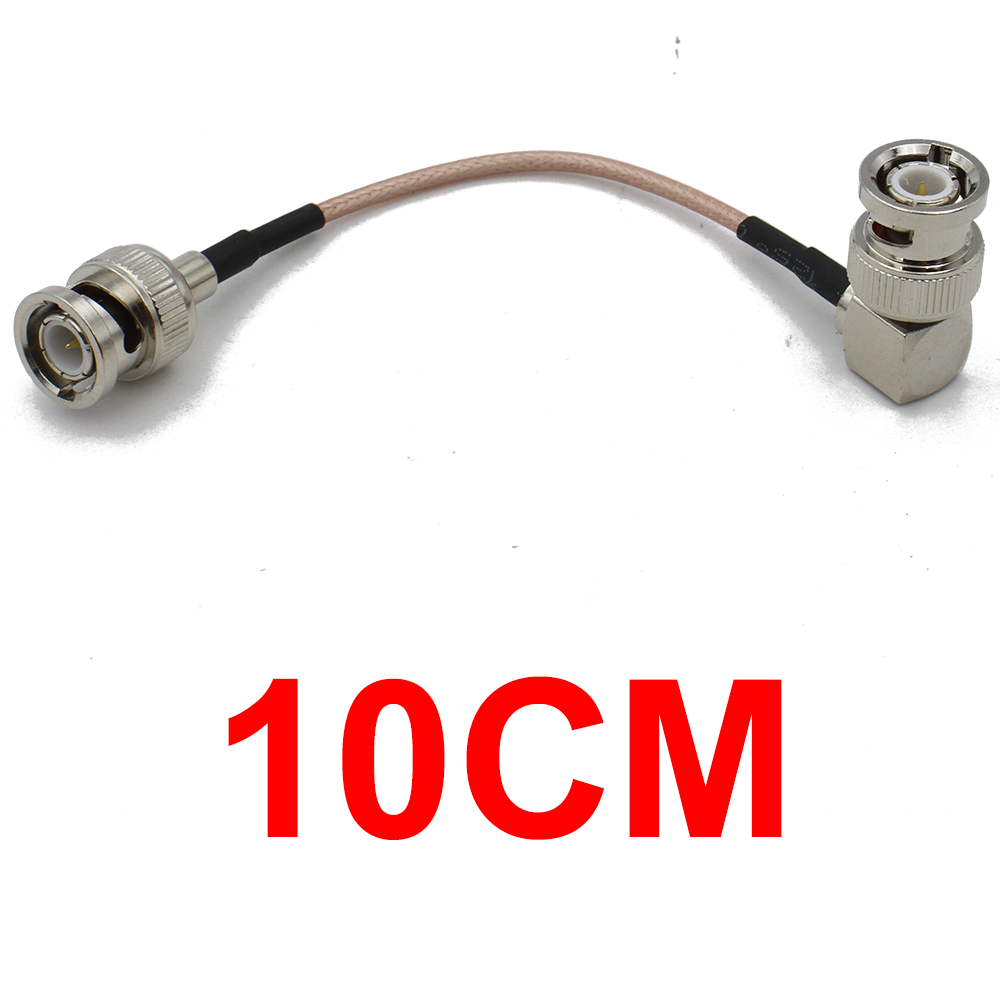 RG316 Cable Q9 BNC Male Right Angle to BNC Male Plug Connector Adapter for Video Camera SDI Camcorder HD-SDI/3G-SDI/4K/8K: army green / 5P