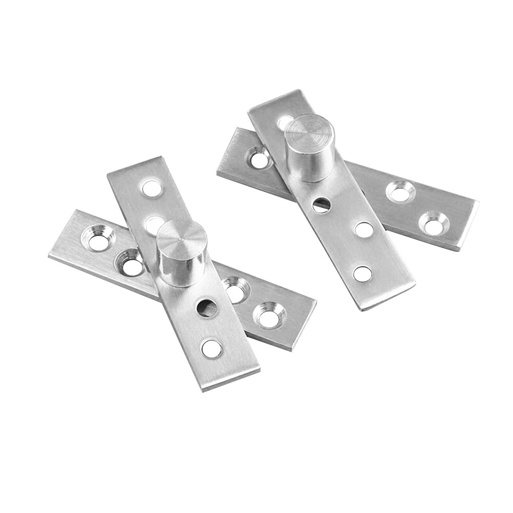 1Pcs 270 Graden Rotatie Axis 75/100/150Mm Rvs Up En Down Deuren Roterende Scharnieren locatie As Verborgen Pivot Scharnier