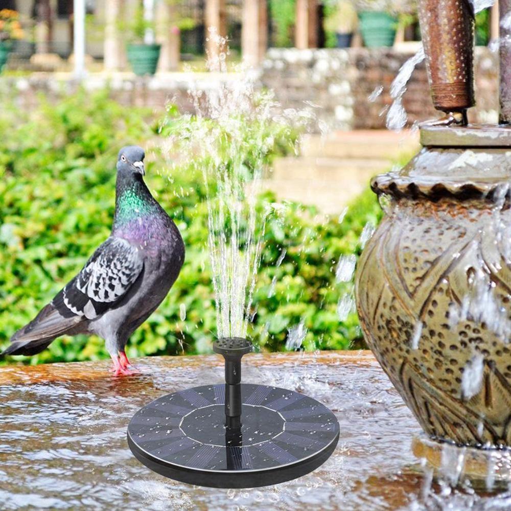Mini Solar- Energie Brunnen Garten Schwimmbad Teich 16 * Wasser Deko draussen Vogel Pumpe 1cm Solar- Brunnen Garten Schlecht Tafel Flo L5C2