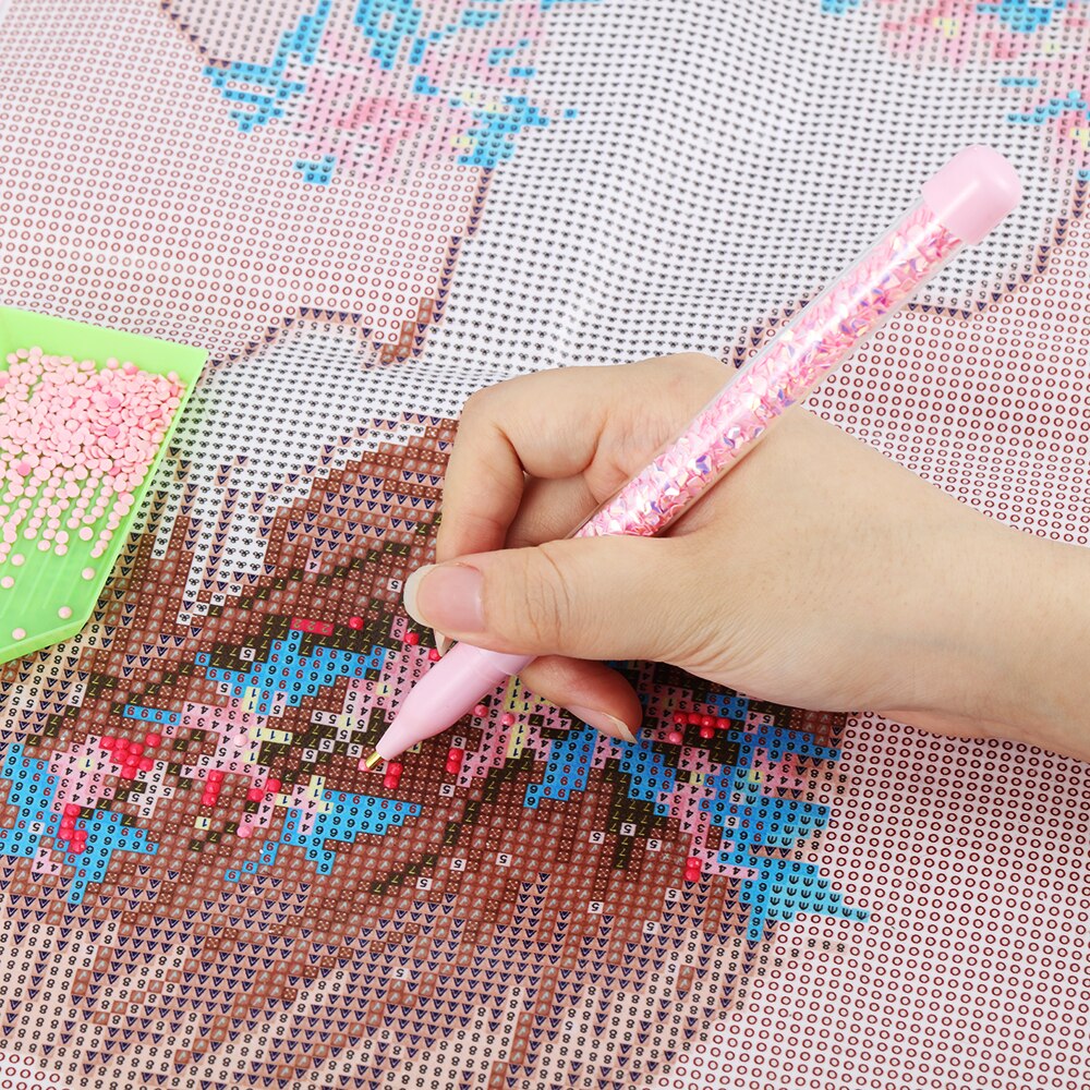 Pluma perforadora de punta de , lápiz labial, plumas de forma, bordado de diamantes, herramienta de pintura, manualidades, bricolaje, decoración de uñas, accesorios,