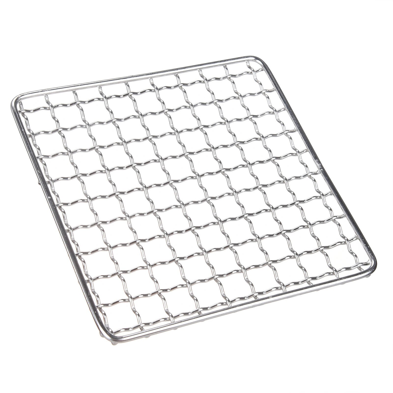 BBQ Grill Camping Stainless Steel Barbecue Wire Mesh BBQ Grill Mat Cooking-Grid