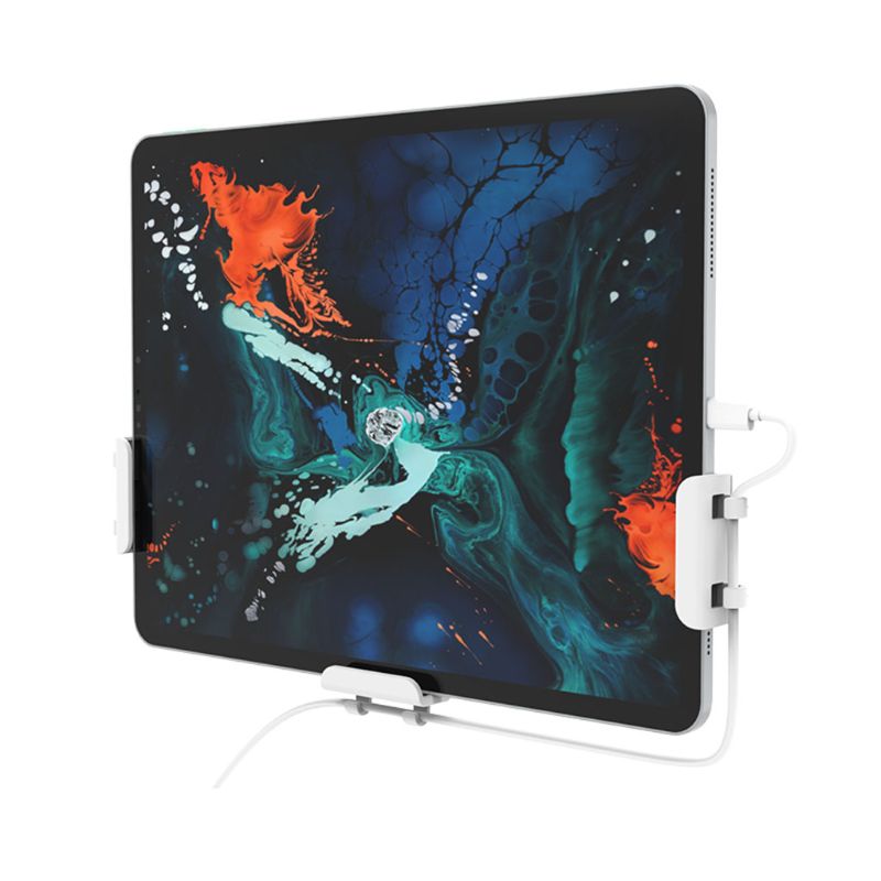 soporte para tableta o teléfono adhesivo 3x, soporte con gancho de montaje en pared para móvil iPad
