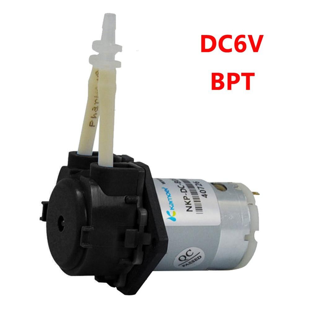 Tube BPT de silicone de petite pompe doseuse d'aquarium pour le dosage analytique de laboratoire pompe péristaltique de cc Micro pompe à eau muette auto-amorçante
