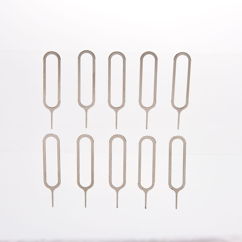 Está quente! 10 pçs/set Remoção Da Bandeja Do Cartão Sim Eject Ferramenta Chave Pino Agulha de Aço Inoxidável para huawei para o iphone iPad Samsung