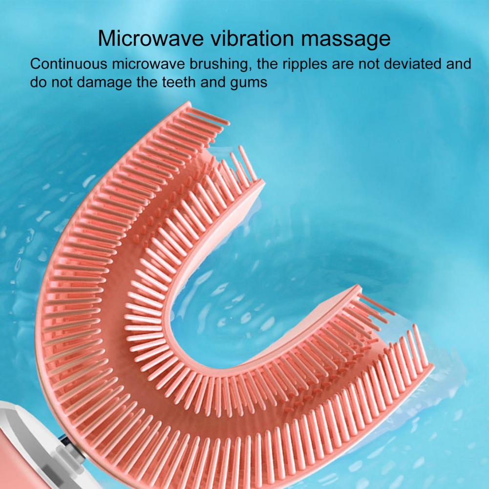 1 Set Elektrische Tandenborstel Cartoon Vorm 360 Graden Reinigen 3 Modi Kids Automatische Ultrasone Tandenborstel Voor Peuter