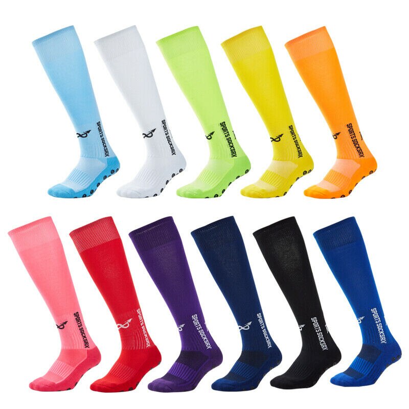 Unisex Sports Sock 1Pair Anti Slip Soccer Cotton Football Running Socks Short/Long Absorb Sweat Sock