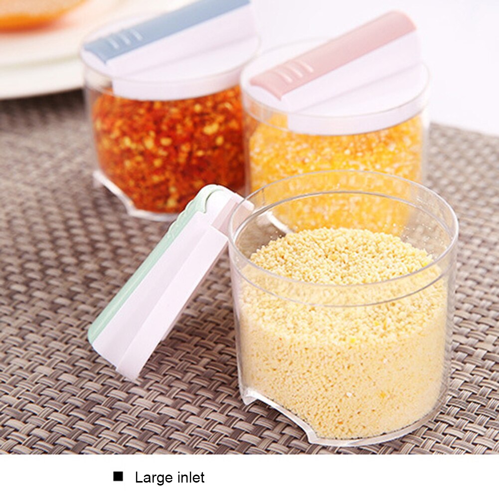 5pcs Plastic Kitchen Spice Containers With Lid Spice Bottles Seasoning Container Spice Jars Spice Seasoning Containers