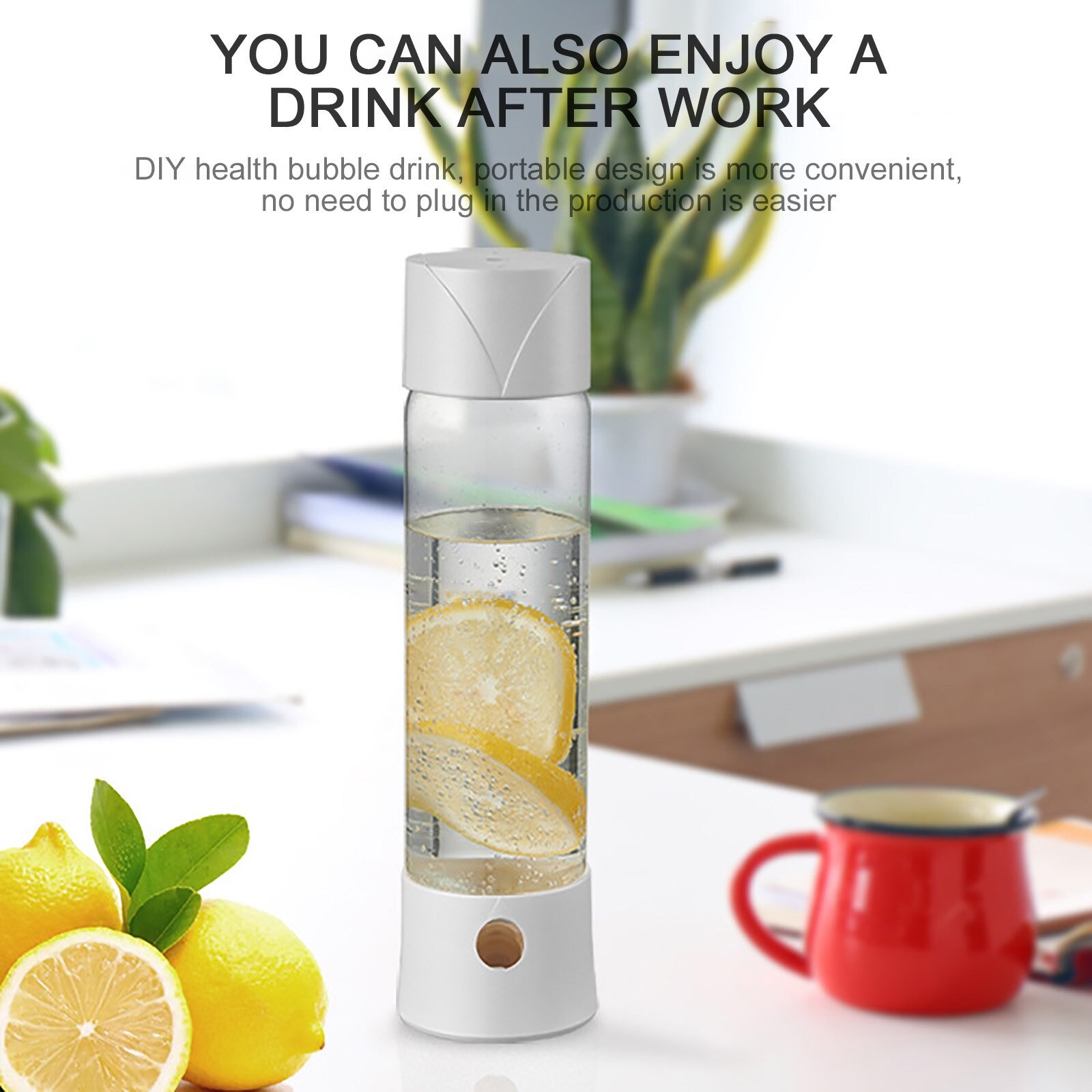 Portable Sparkling Water Machine Homemade Carbonated Sparkling Water Beverage Household Portable Homemade Soda Machine