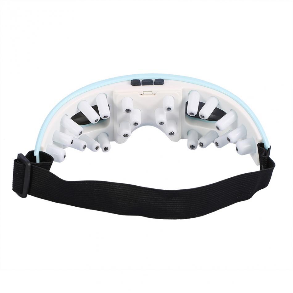 Eye Massager Electric Relieve Fatigue Migraine Anti Myopia Magnetic Therapy Massage Ease Eye Bag Head Forehead Relaxation Device