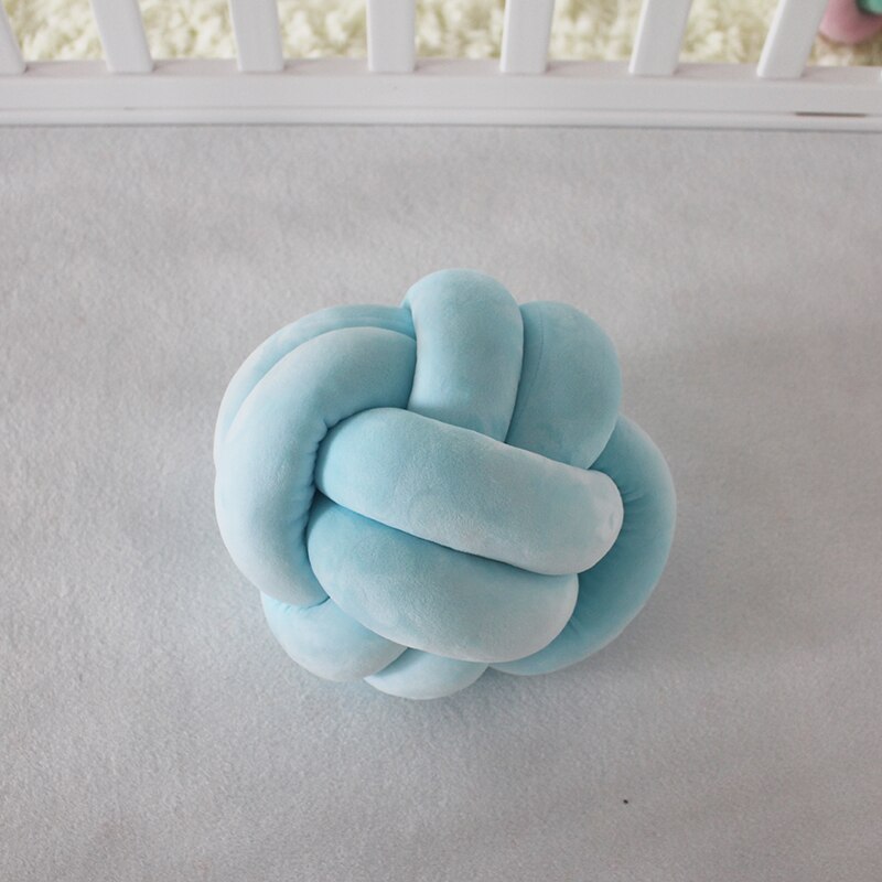 Newborn Baby Room Cushion Pillow Knot Pillow Cuddle Pillows Accessories Kids Room Washable YBD007